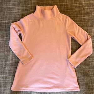 Women’s Dudley Stephens Size S Cobble Hill Turtleneck in Terry - Pink